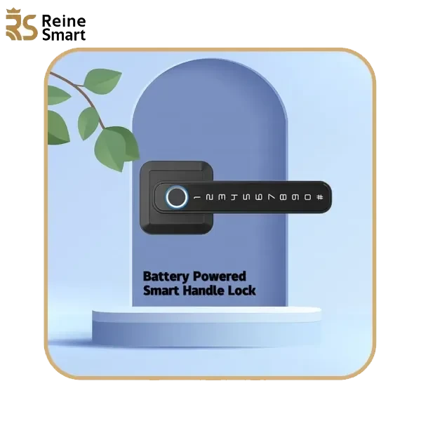 قفل باب ذكي مع بصمة الإصبع وواي فاي